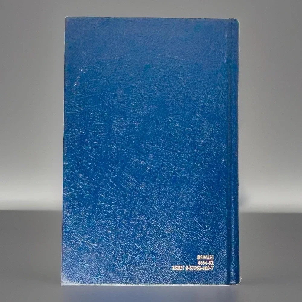 Vintage 1985 KJV Drill Bible Holman Blue Hardcover King James Version 1611